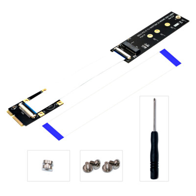 M.2 (NGFF) NVME SSD to Mini PCI-e Adapter with FFC Cable