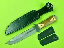 Custom Made Handmade JOHN KUBASEK Tactical Fighting Knife & Sheath Grips