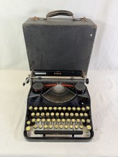 Vintage Typewriter ÉTOILE Made In Switzerland Mechanical Fluid New Ribbon thumbnail