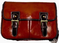 Camera Bag Brown W Shoulder Strap DSLR Padded...
