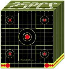 12X12 Inch Splatter Paper Targets and Adhesive Target Papers.Shooting Outdoor an