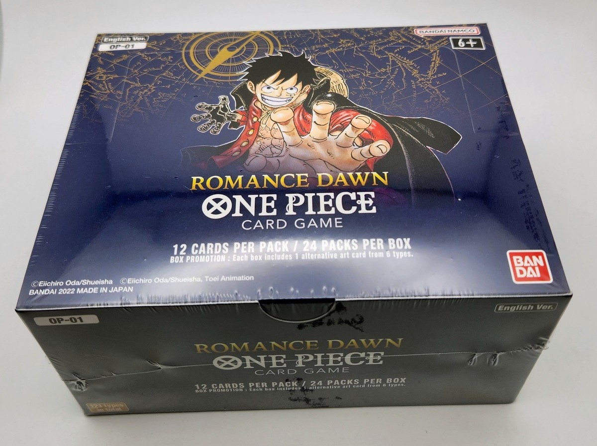 op 01 booster box english One Piece Slim Fit English OP01 (Blue Bottom) & OP02 Booster Box Acryl –  TCG Armour main image 0