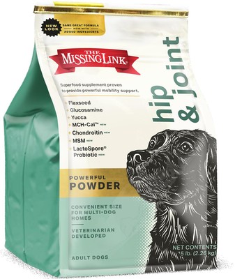 Hip & Joint + Probiotics Dog Supplement 5lb Superfood for Cartilage & Mobility