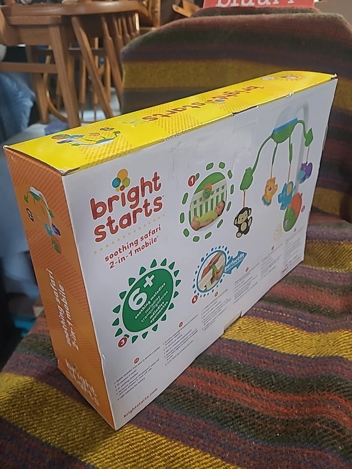 Chupete móvil 2 en 1 Bright Starts SOOTHING SAFARI nuevo Foto 4 de 4