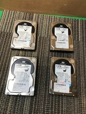 (LOT OF 4) Western Digital WD4000F9YZ-09N20L0 4TB WD 64MB Cache HARD DRIVES