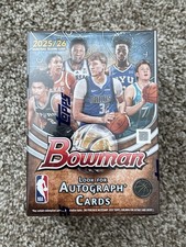 2025-26 Bowman Basketball Factory Sealed Value Blaster Box In Hand Lot of 10
