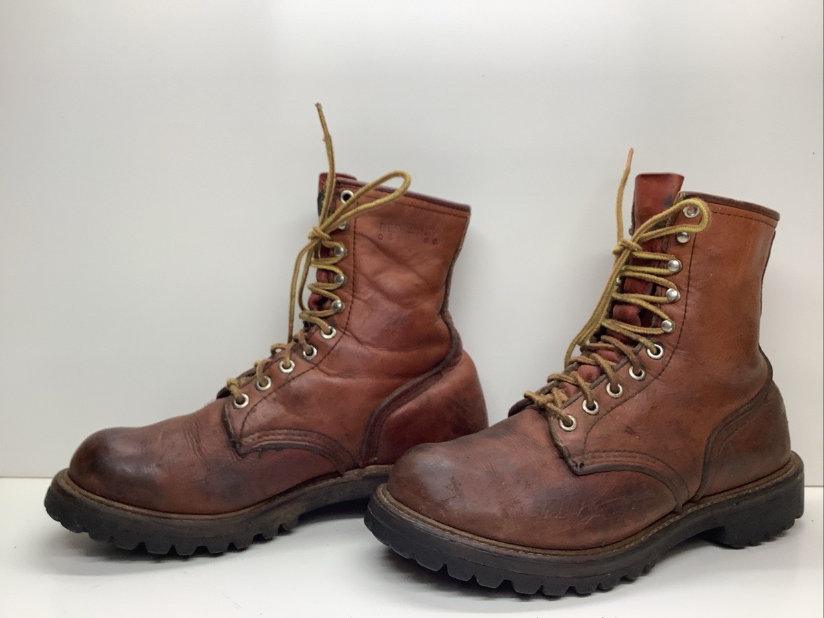 VTG MENS IRISH SETTER by RED WING WORK REDDISH BROWN BOOTS VTG MENS IRISH SETTER by RED WING WORK REDDISH BROWN BOOTS