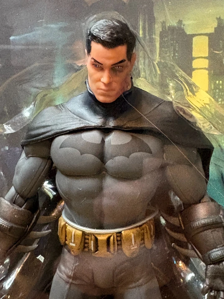 Figura de acción Batman Arkham City serie 1 Batman infectado 6" DC Direct 2011 Foto 3 de 4