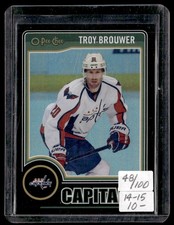 2014-15 O-Pee-Chee Black Rainbow Troy Brouwer 048/100 Washington Capitals #305