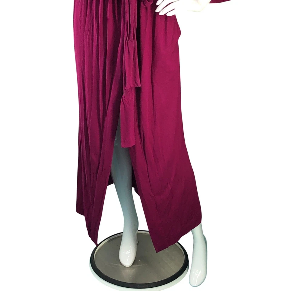 Natori Talla S para mujer Bata Shangri La Ropa de dormir con cinturón de punto de jersey BOLSILLOS Foto 4 de 4