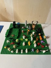 Lego Lot 49 Animals Figures Horses Monkey Cra...