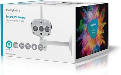 NEDIS SmartLife Außenkamera WLAN Intelligente Kamera Full HD IP67 Android & IOS