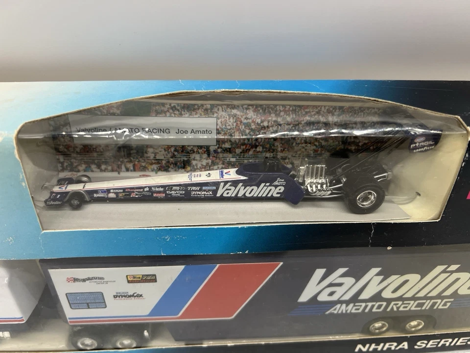 CORGI RACE IMAGE SERIE NHRA TRANSPORTADOR VALVOLINE Y DRAGSTER JOE AMATO ¡Leer! Foto 2 de 4