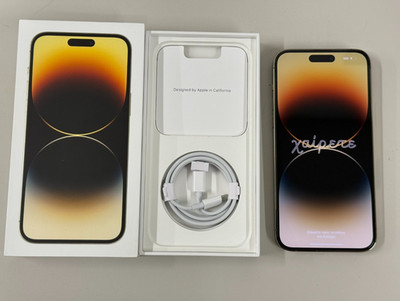 APPLE IPHONE 14 PRO MAX 1TB FACTORY UNLOCKED EXCELLENT IN-BOX -  GOLD