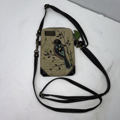 Chala Vogel Crossbody Schulter Handgelenktasche mit Charms
