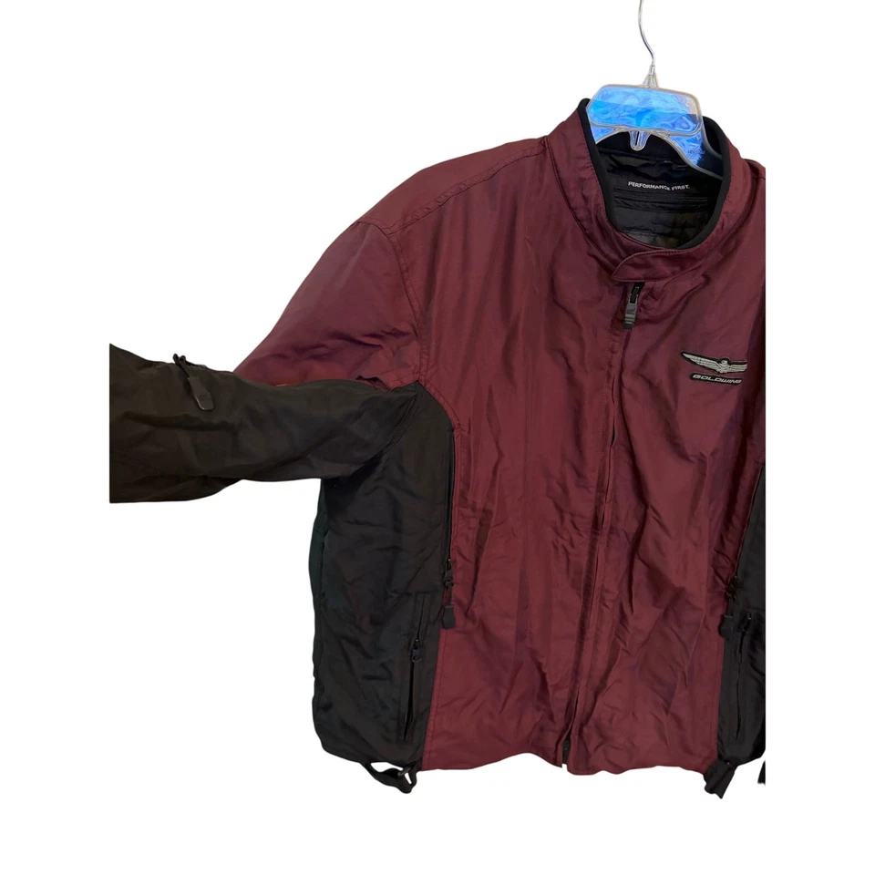 Chaqueta de montar Honda GL Goldwing Tucker Rocky. Motocicleta granate 2XL para hombre Foto 4 de 4