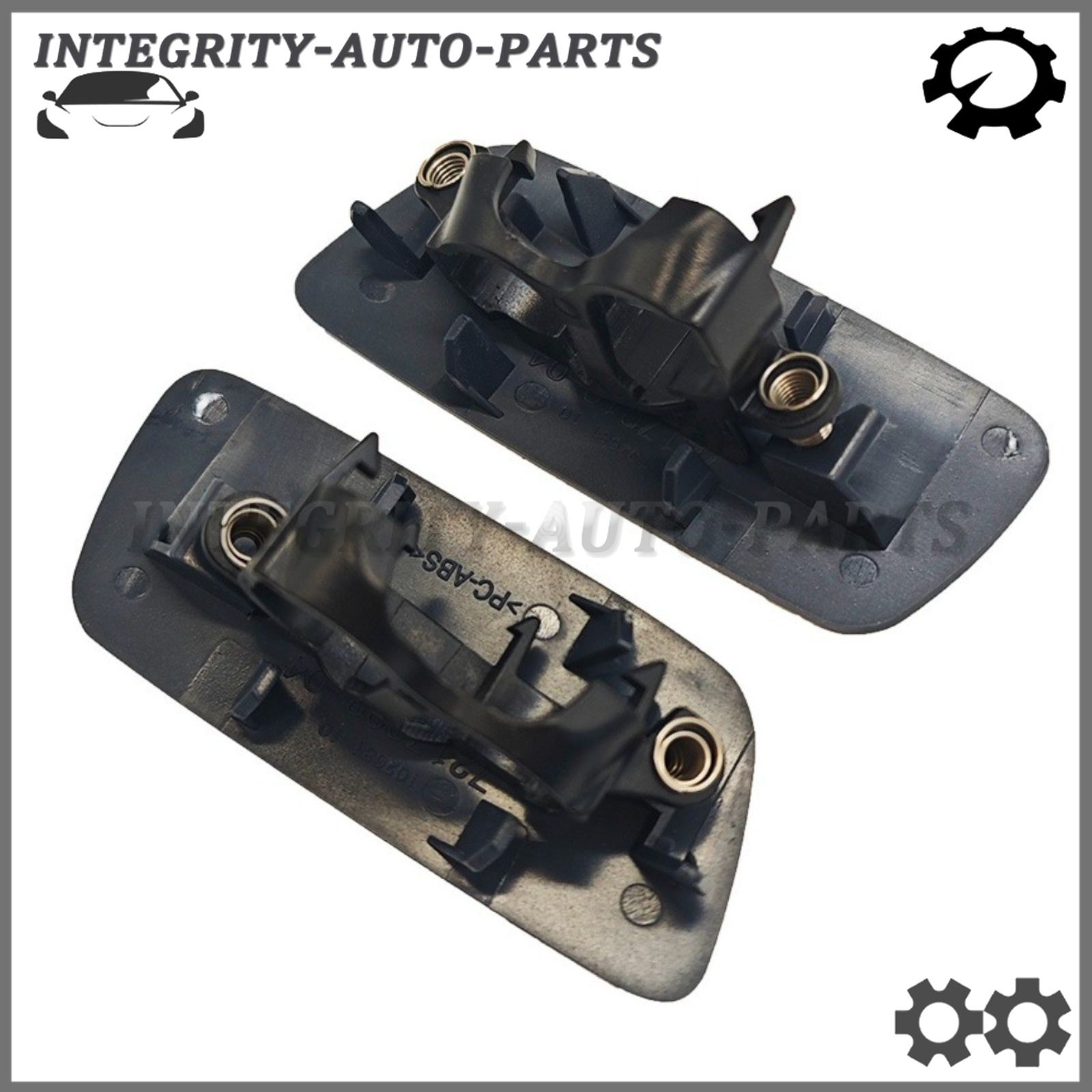 2x Headlamp Washer Cover Cap Front Driver Passenger Side For 10-18 Rolls Royce