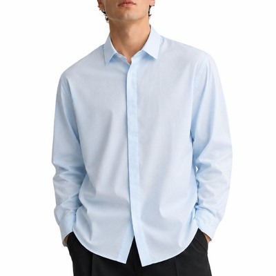 100 % Wrinkle Free, Light Blue Dress Shirt, Wedding, Tuxedo, Formal Events XL