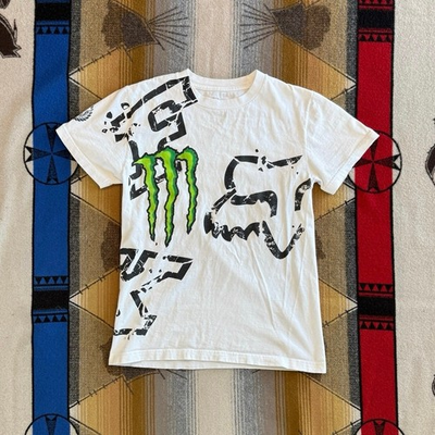#ad Men’s Fox Racing Monster Energy Ricky Carmichael T Shirt Size Small Y2K Grunge $29.95