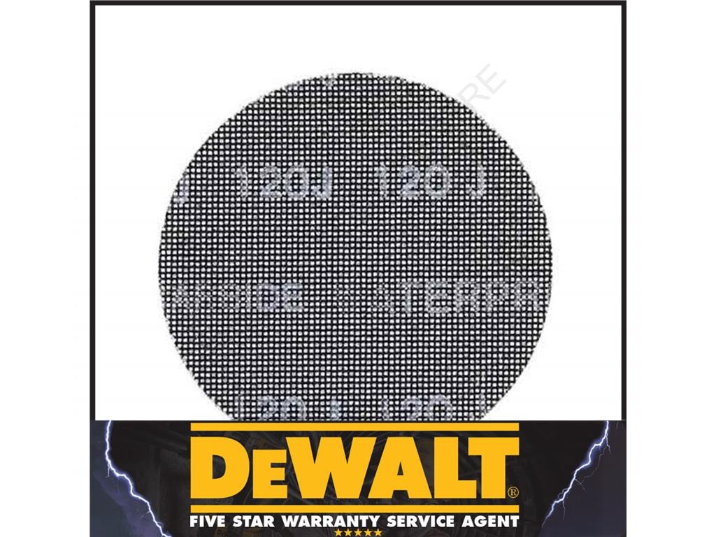 Genuine DeWalt DTM3133-QZ Pack Of Ten Mesh 4X ROS 150mm 80 Grit Sanding Discs