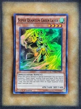 Yugioh Super Quantum Green Layer WIRA-EN031 Super Rare 1st Ed LP
