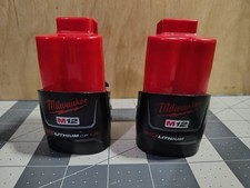 2 Milwaukee M12 REDLITHIUM CP 1.5 12 v Lithium-ion Li-on  batterys