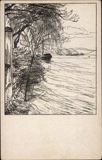 Künstler Ak Reifferscheid, Heinrich, Frühling am Rhein - 4168342