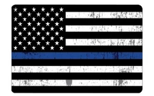 Rogue River Tactical Thin Blue Line Flag Gun Cleaning Mat Bench Pad Gift for ...