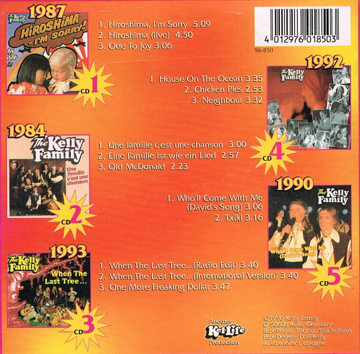 The Kelly Family - The First Singles 5 CDs BOX Zustand SEHR GUT - Bild 2 von 2