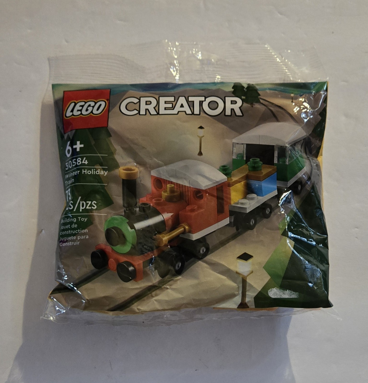 LEGO Creator Winter Holiday Train 30584 73pc Retired Set Brand New Sealed