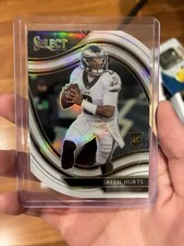 SSP2020 Panini Select - Field Level Jalen Hurts #350 White Prizm Die-Cut (RC)