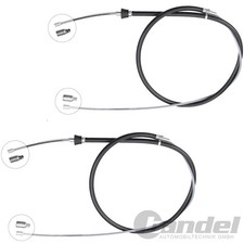 2 BREMSSEIL SEILZUG FESTSTELLBREMSE LINKS/RECHTS für VW UP SEAT Mii SKODA CITIGO