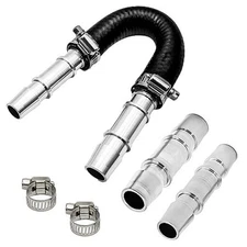  626-001 Upgrade Aluminum Engine Heater Core Bypass Kit, Engine Heater Core 