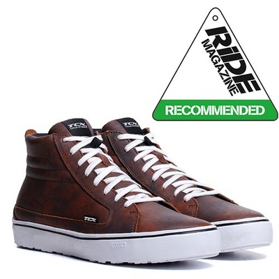 TCX Street 3 Waterproof WP Motorcycle Boots Trainer Sneaker Brown White 30I