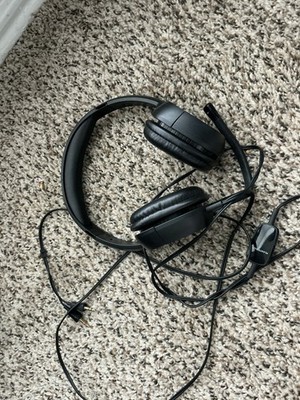 Plantronics Audio 355 Black Wired Boom Mic Over Ear Multimedia Stereo Headset
