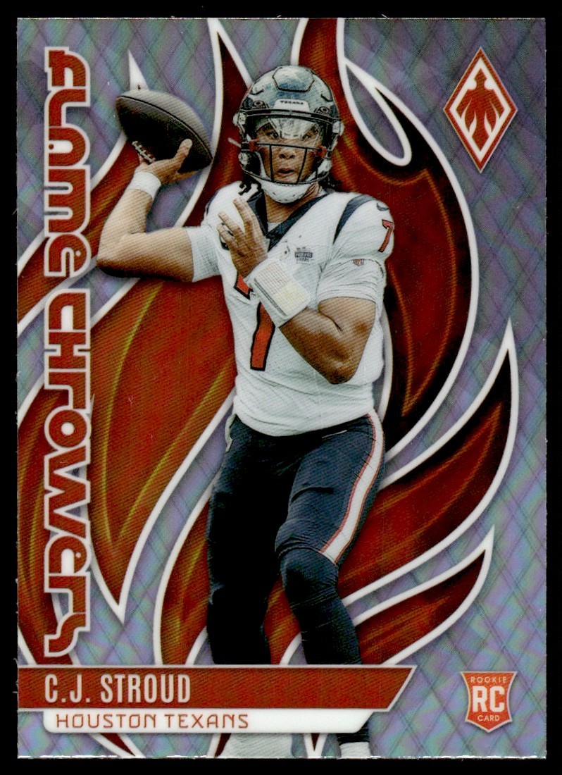 2023 Panini Phoenix Flame Throwers C.J. Stroud Houston Texans #FLA-21