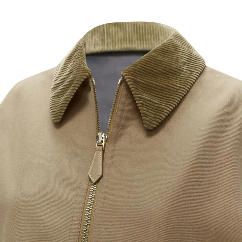 Top corto Michael Kors de lana seda floral sin mangas beige talla 40 Foto 2 de 4