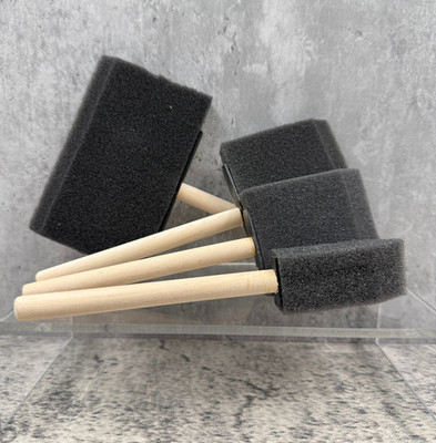 4er Pack Schaumstoff Pinsel Schwamm Set 1 2 3 4 Zoll Malen Kinder Kunst Handwerk Zum Selbermachen Holzlasur