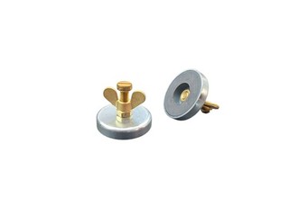 Magnet Erdungshaftmagnet 2 Stück bis zu 18 kg Haftkraft 50 mm Ø 10 mm hoch