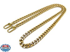 VersaKits 40 Inch Metal Antique Gold Purse Chain Purse Strap Handheld Underar