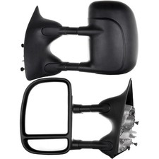 Pair Tow Mirrors Compatible 1999-2007 for Ford for F250 Super