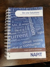 NAPIT on Site Solutions Book 2018 Edition Pre owned