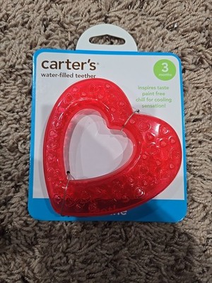 Carter's Water Filled Teether 3 Months Heart