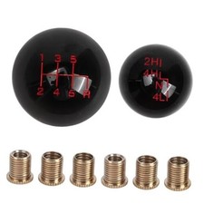 2PCS Shifter Knob for Jeep Wrangler TJ YJ, M12x1.25 Shift Car Gear Head Ball
