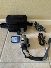 SONY HANDYCAM DCR-DVD301 DIGITAL VIDEO CAMCORDER CAMERA BUNDLE CASE BATTERY EUC