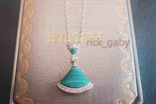 Collana nuova/Bvigarl DivasDREAM&Malachite&Collana/Oro Rosa 18KR Diamanti