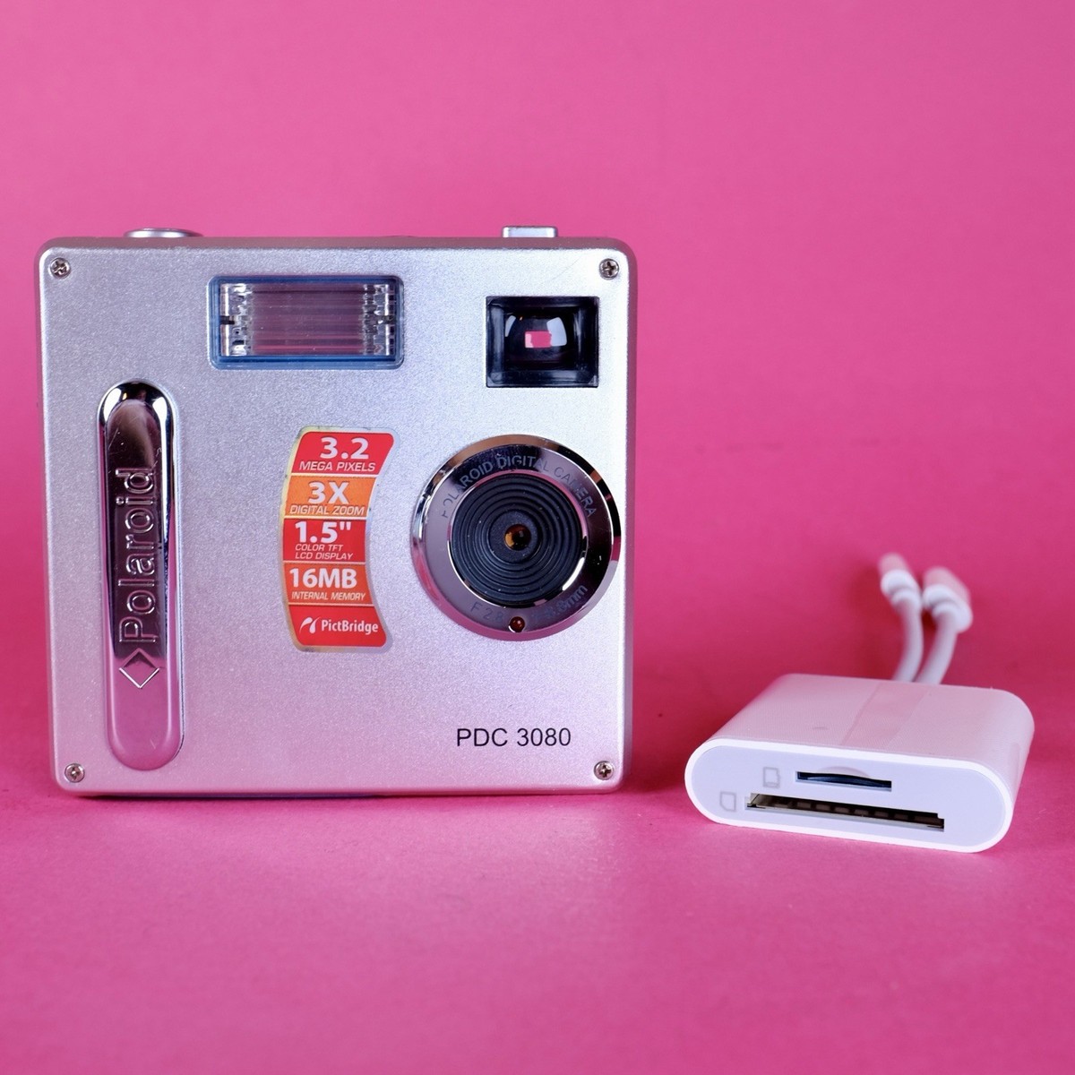 【新品未開封品】Polaroid PDC 2070 デジタルカメラセット Polaroid PDC2070 2.1MP Digital Camera - Silver for sale