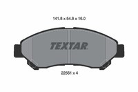 Textar Bremsbelagsatz, Scheibenbremse 2256101