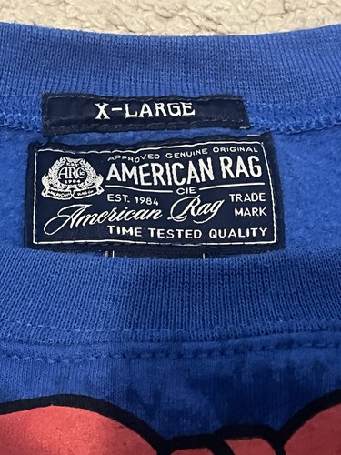 American Rag Blue Ugly Christmas Sweater Graphic Men’s XL - Picture 3 of 4
