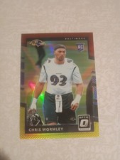 2017 Donruss Optic #143 Chris Wormley Red and Yellow Rookie RC